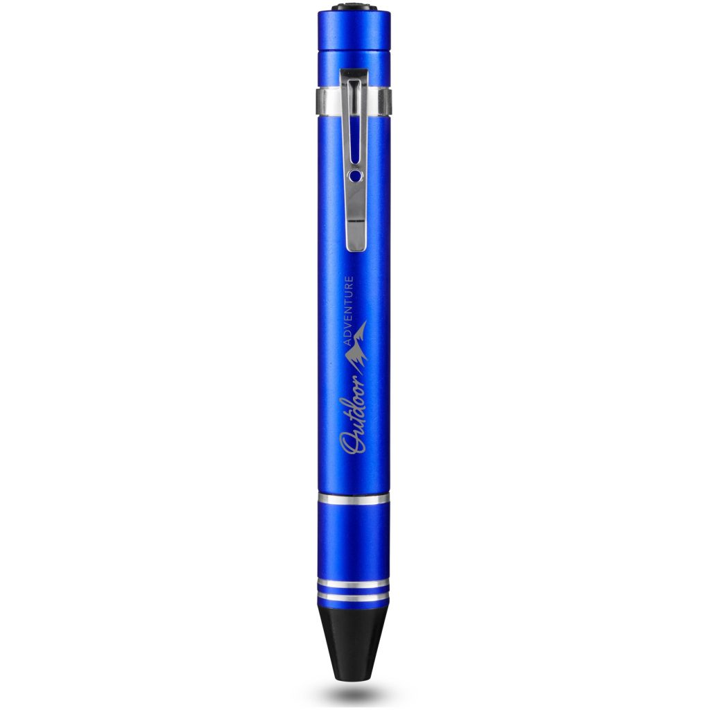 Giveaway Rigor COB Pen Style Tool Kits - Promotional Pens Singapore - Gifts VV Available in 4 awesome item colors 客製 - Promotional Pens Singapore - Gifts VV Reflex Blue Rigor COB Pen Style Tool Kit