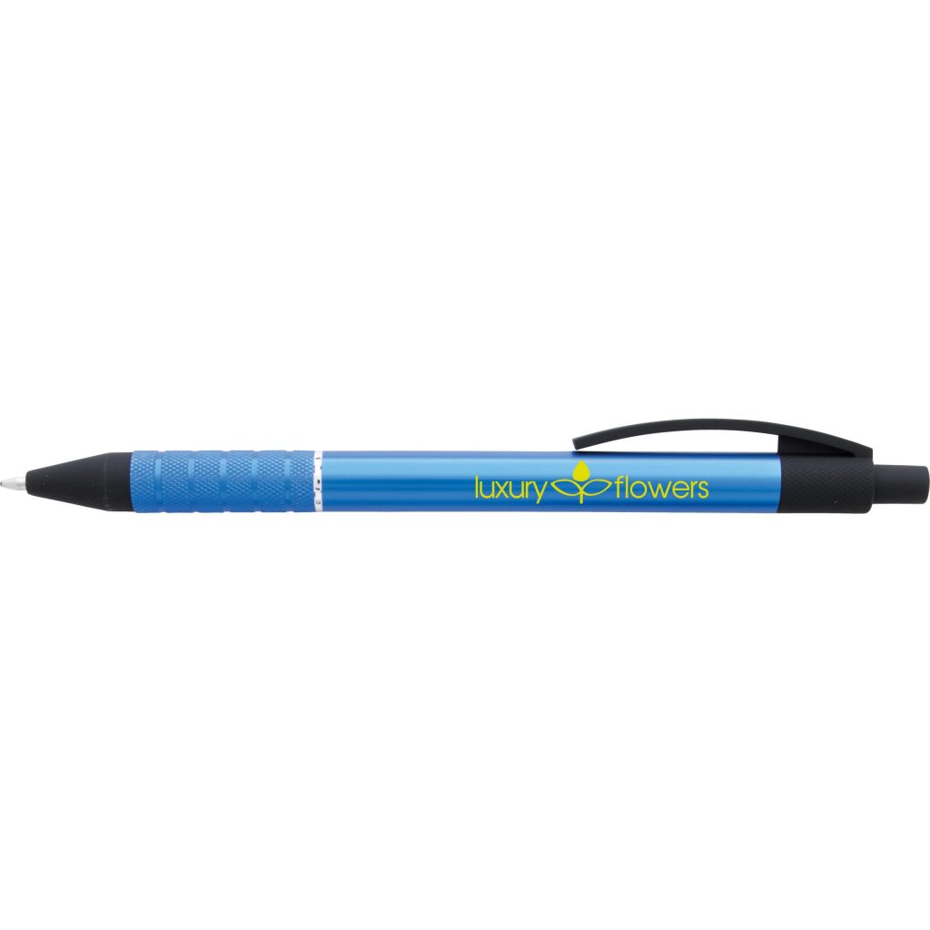 Promotional Ring Metal Pens - Promotional Pens Singapore - Gifts VV Free Setup 客製 - Promotional Pens Singapore - Gifts VV Blue Ring Metal Pen
