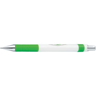 White / Lime Souvenir Rize Grip Pen