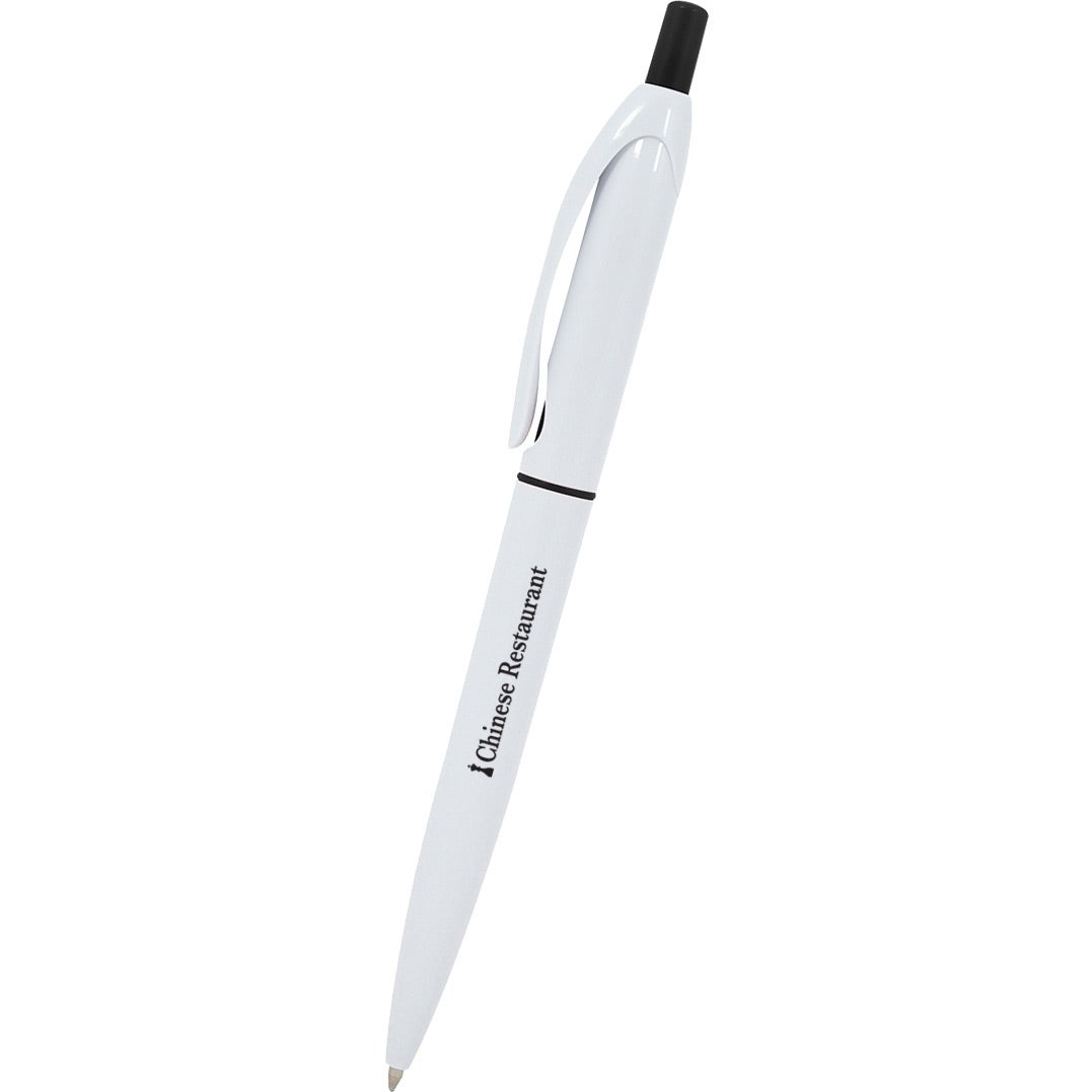 Giveaway Roswell Pens - Promotional Pens Singapore - Gifts VV Available in 8 amazing item colors 客製 - Promotional Pens Singapore - Gifts VV White / Black Roswell Pen