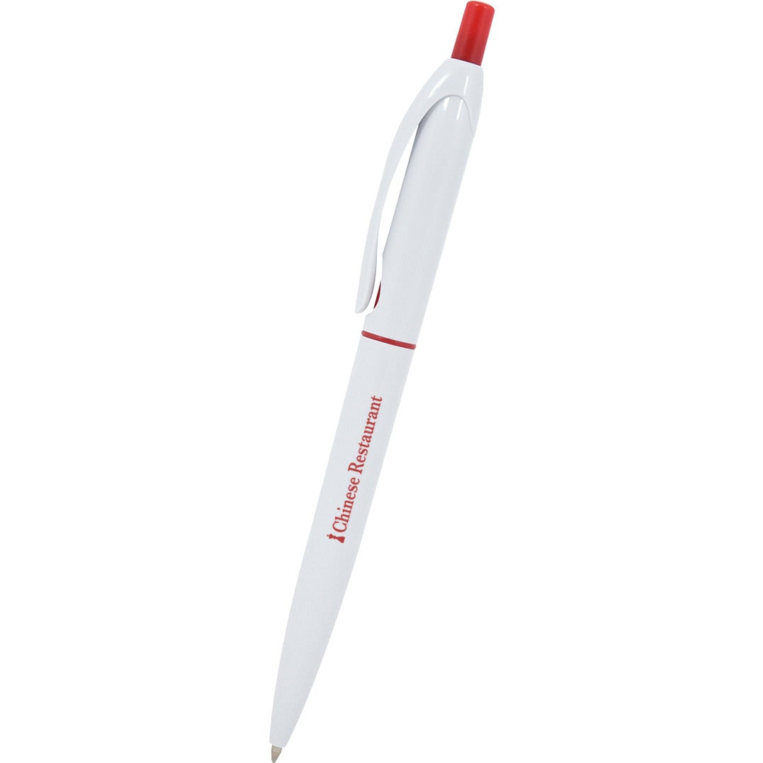 Giveaway Roswell Pens - Promotional Pens Singapore - Gifts VV Available in 8 amazing item colors 客製 - Promotional Pens Singapore - Gifts VV White / Red Roswell Pen