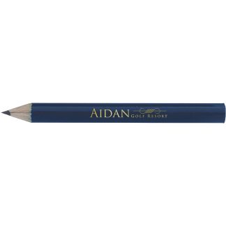 Dark Blue Round Golf Pencil