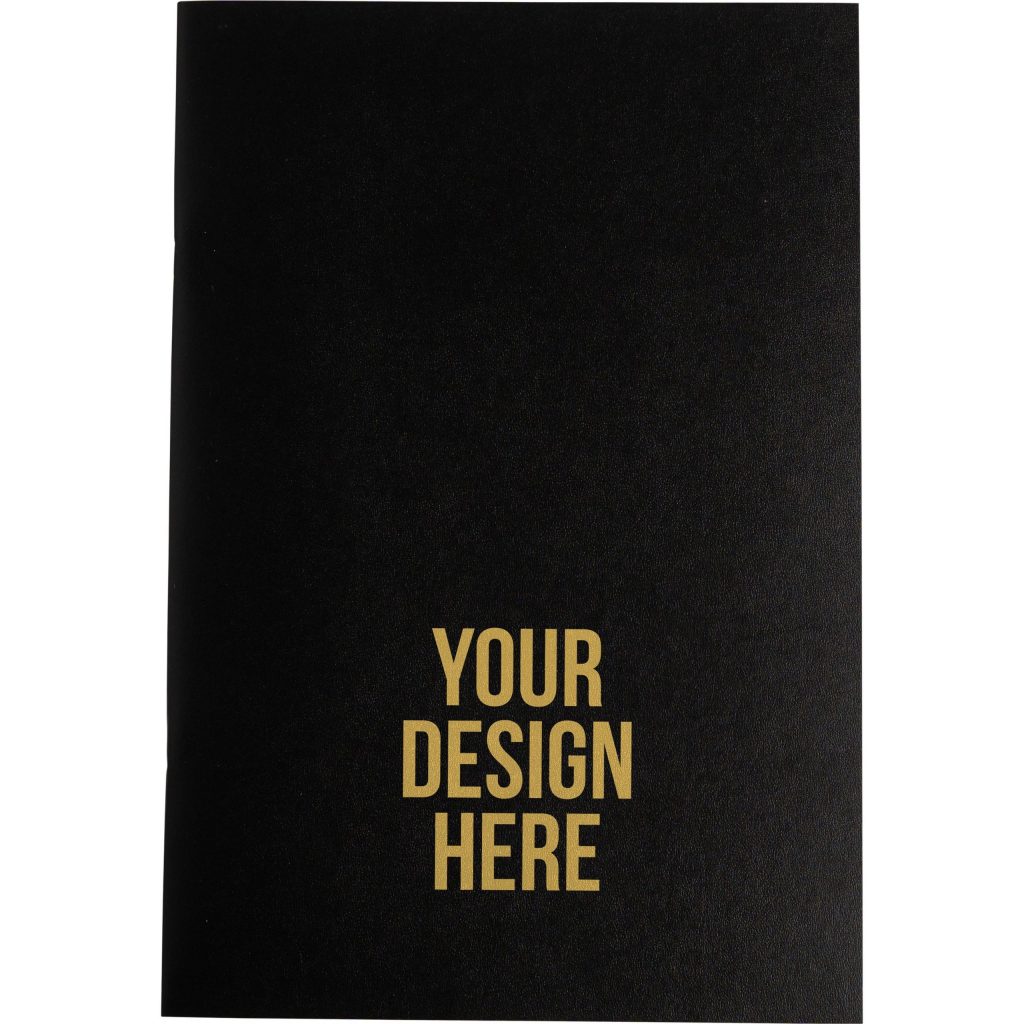 Logo Ruled Stitched To Cover Desk Planners - Promotional Pens Singapore - Gifts VV Available in 5 exciting item colors 客製 - Promotional Pens Singapore - Gifts VV Black Ruled Stitched To Cover Desk Planner