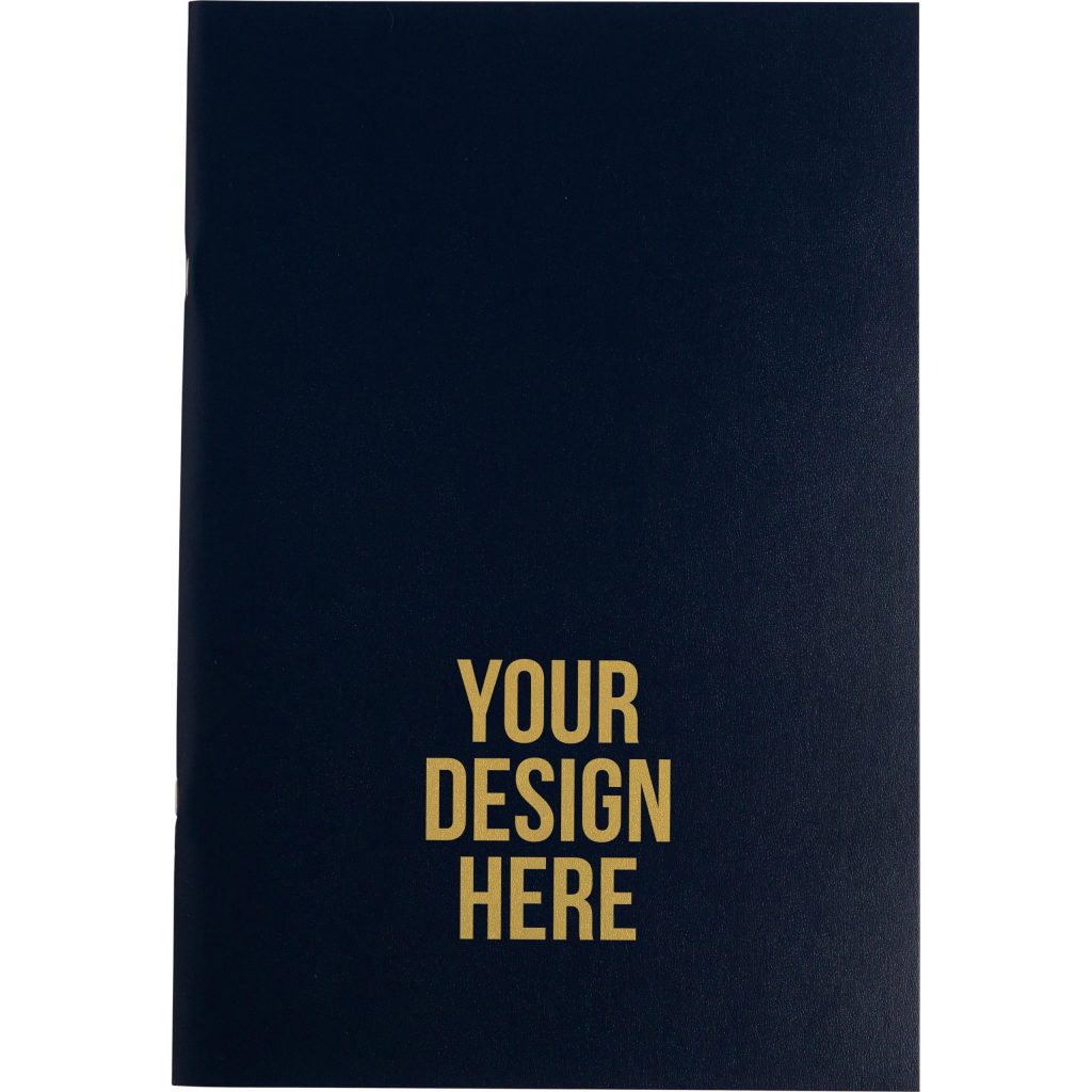 Logo Ruled Stitched To Cover Desk Planners - Promotional Pens Singapore - Gifts VV Available in 5 exciting item colors 客製 - Promotional Pens Singapore - Gifts VV Navy Ruled Stitched To Cover Desk Planner