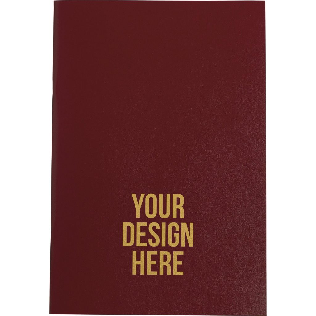 Logo Ruled Stitched To Cover Desk Planners - Promotional Pens Singapore - Gifts VV Available in 5 exciting item colors 客製 - Promotional Pens Singapore - Gifts VV Burgundy Ruled Stitched To Cover Desk Planner