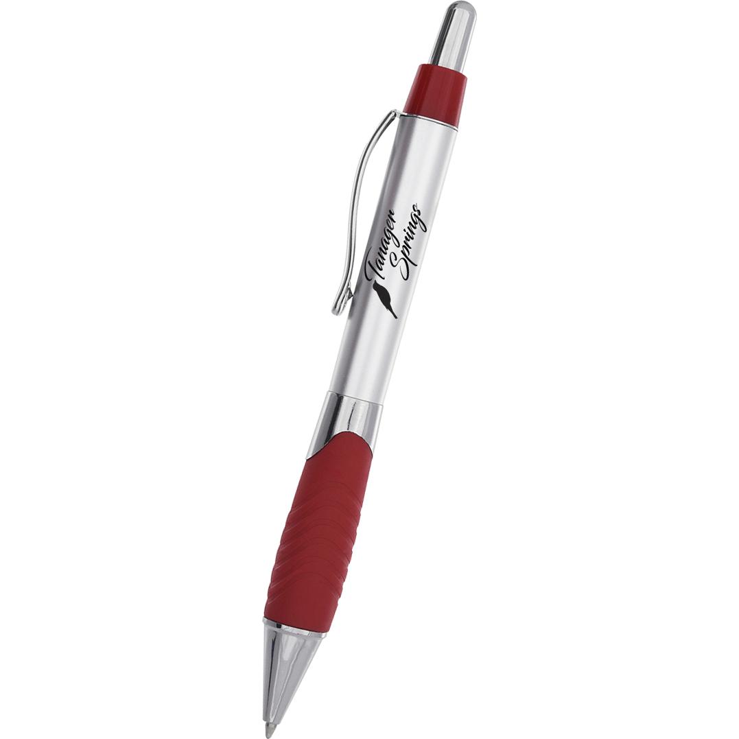 Marketing Ryker Pens - Promotional Pens Singapore - Gifts VV Available in 6 exciting item colors 客製 - Promotional Pens Singapore - Gifts VV Silver / Red Ryker Pen