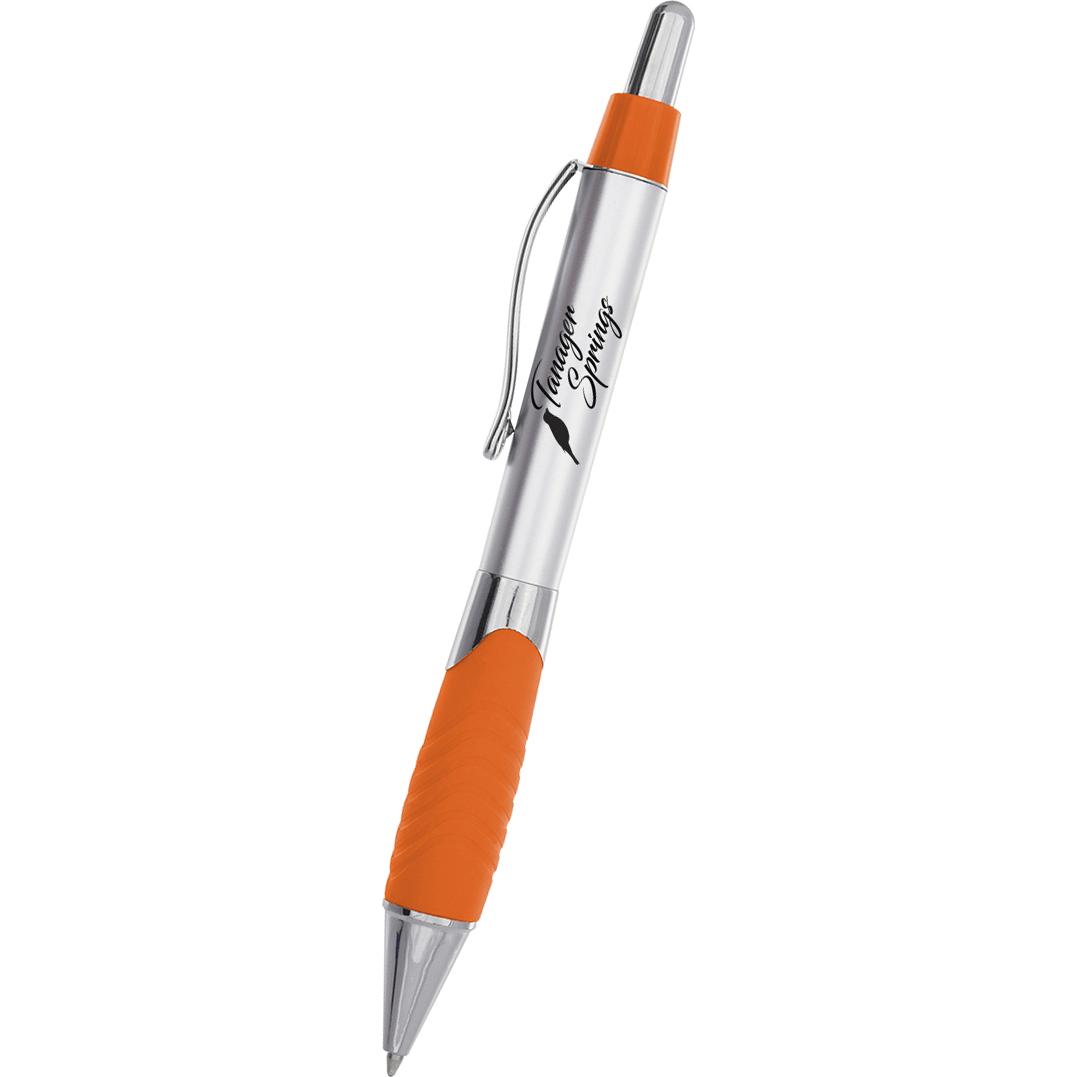 Marketing Ryker Pens - Promotional Pens Singapore - Gifts VV Available in 6 exciting item colors 客製 - Promotional Pens Singapore - Gifts VV Silver / Orange Ryker Pen