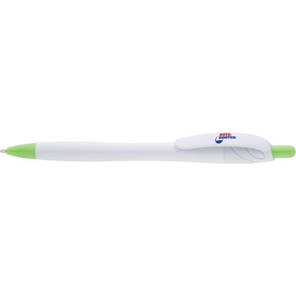 Giveaway Safe-Write Antimicrobial Pens - Promotional Pens Singapore - Gifts VV Available in 5 exciting item colors 客製 - Promotional Pens Singapore - Gifts VV White / Lime Green Safe-Write Antimicrobial Pen
