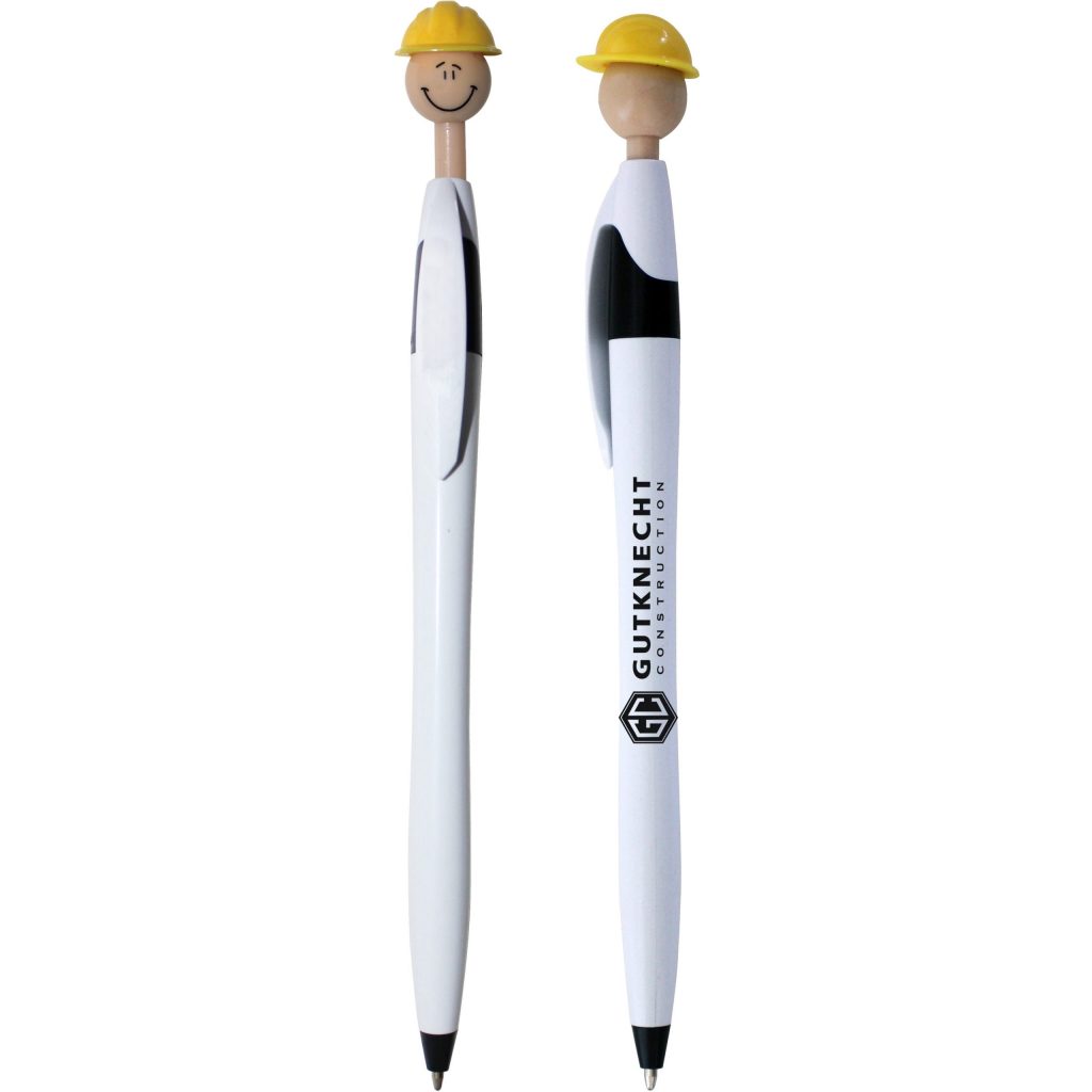 White Safety Smilez Pen