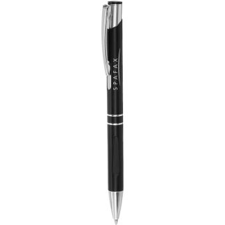 Black Salford Comfort Grip Pen