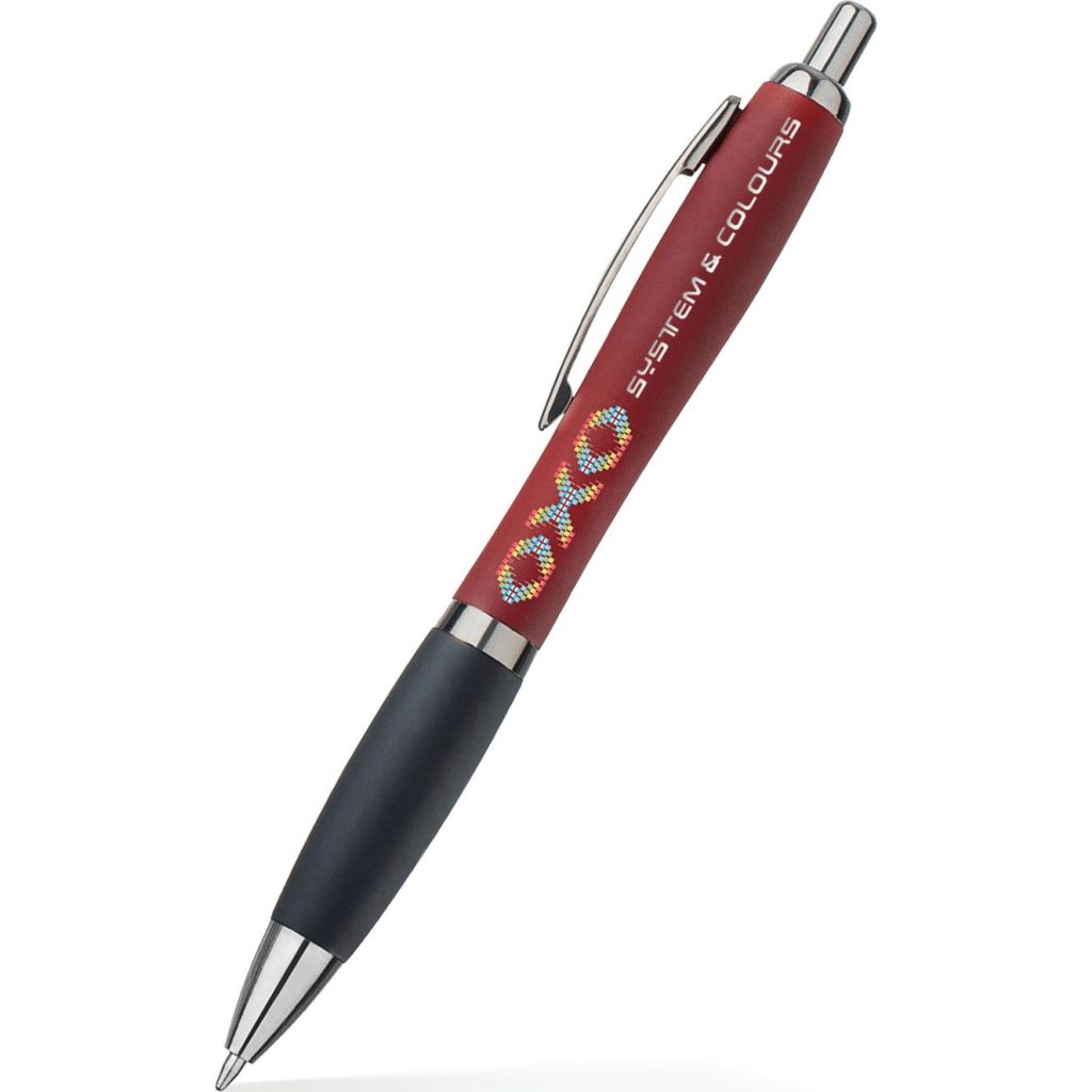 Marketing Satin Basset Pens - Promotional Pens Singapore - Gifts VV Free Shipping 客製 - Promotional Pens Singapore - Gifts VV Burgundy Satin Basset Pen