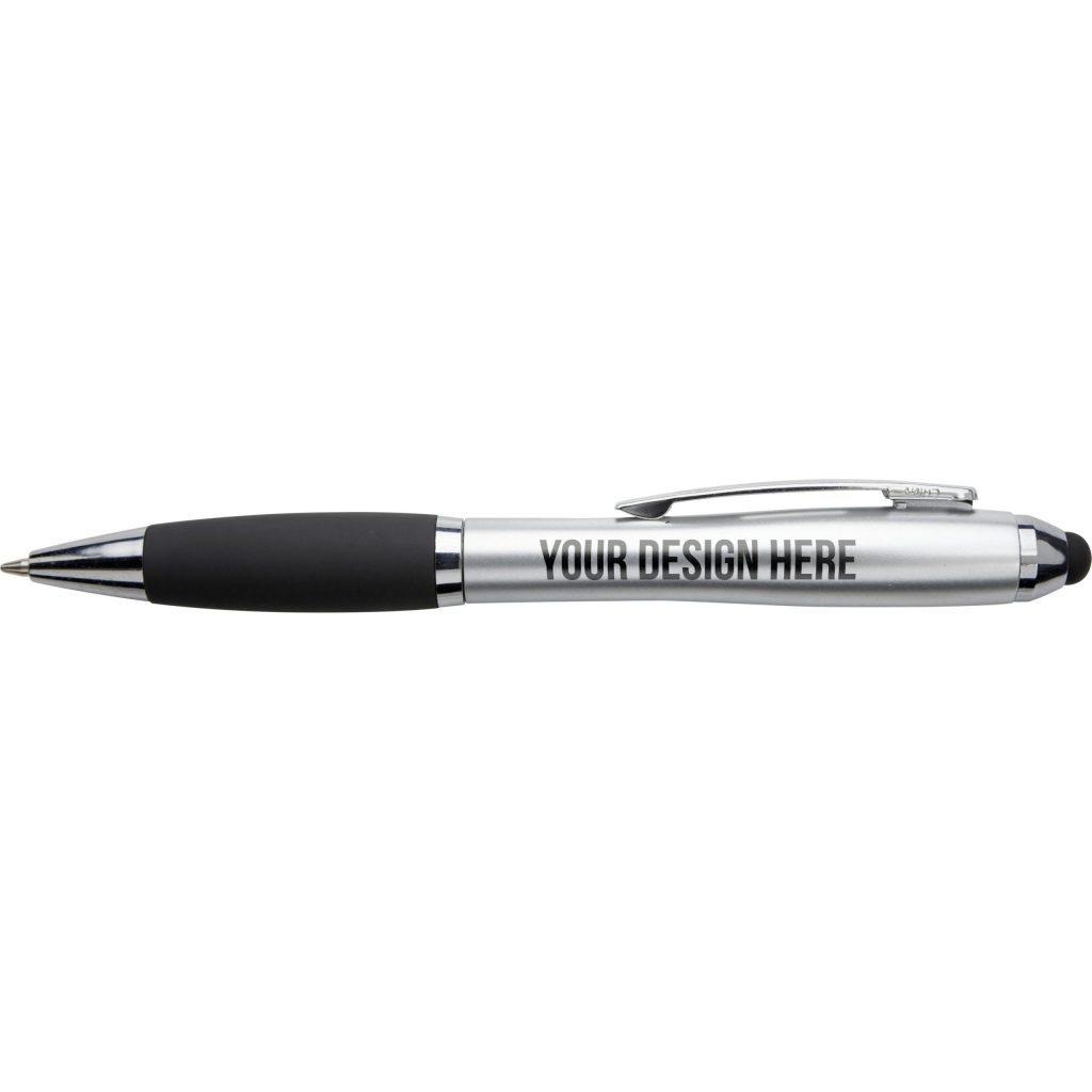 Satin Silver / Charcoal Satin Stylus Pen