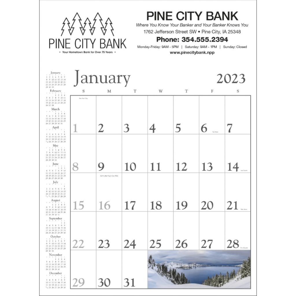 Giveaway Decorator Memo Calendars - Promotional Pens Singapore - Gifts VV Free Setup 客製 - Promotional Pens Singapore - Gifts VV See Item Decorator Memo Calendar