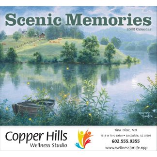White Scenic Memories Calendar