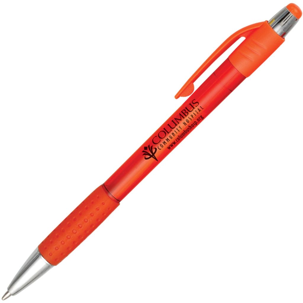 Translucent Orange Screamer Pen