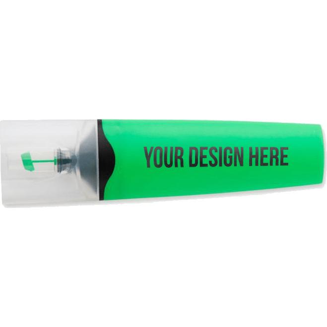 Imprinted Sharpie Clear View Highlighters - Promotional Pens Singapore - Gifts VV Free Setup 客製 - Promotional Pens Singapore - Gifts VV Fluorescent Green Sharpie Clear View Highlighter