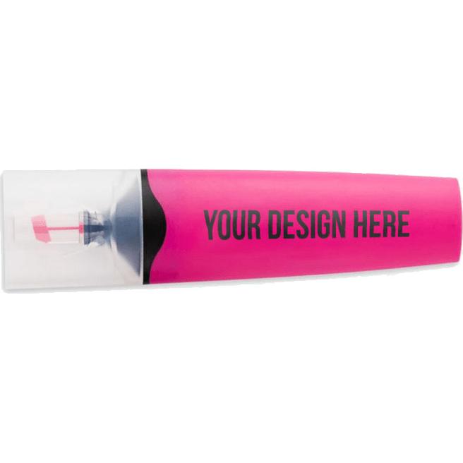 Imprinted Sharpie Clear View Highlighters - Promotional Pens Singapore - Gifts VV Free Setup 客製 - Promotional Pens Singapore - Gifts VV Fluorescent Pink Sharpie Clear View Highlighter