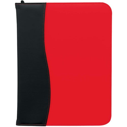 Red SIgN Wave Zippered Pad Holder