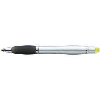 Silver / Black Silver Ion Wax Gel Highlighter Pen