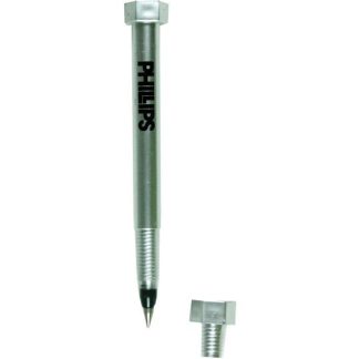 Silver Nut and Bolt Pen