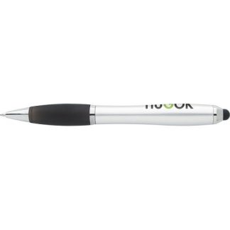 Silver / Black Plastic Ion Stylus Pen
