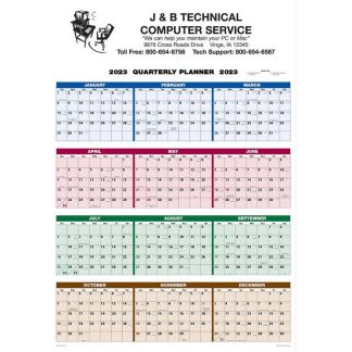 See Item Single Sheet Wall Calendar