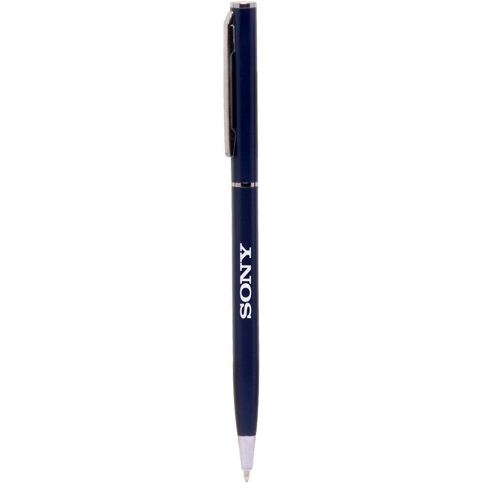 Promo Skinny Pens - Promotional Pens Singapore - Gifts VV Available in 3 exciting item colors 客製 - Promotional Pens Singapore - Gifts VV Blue Skinny Pen