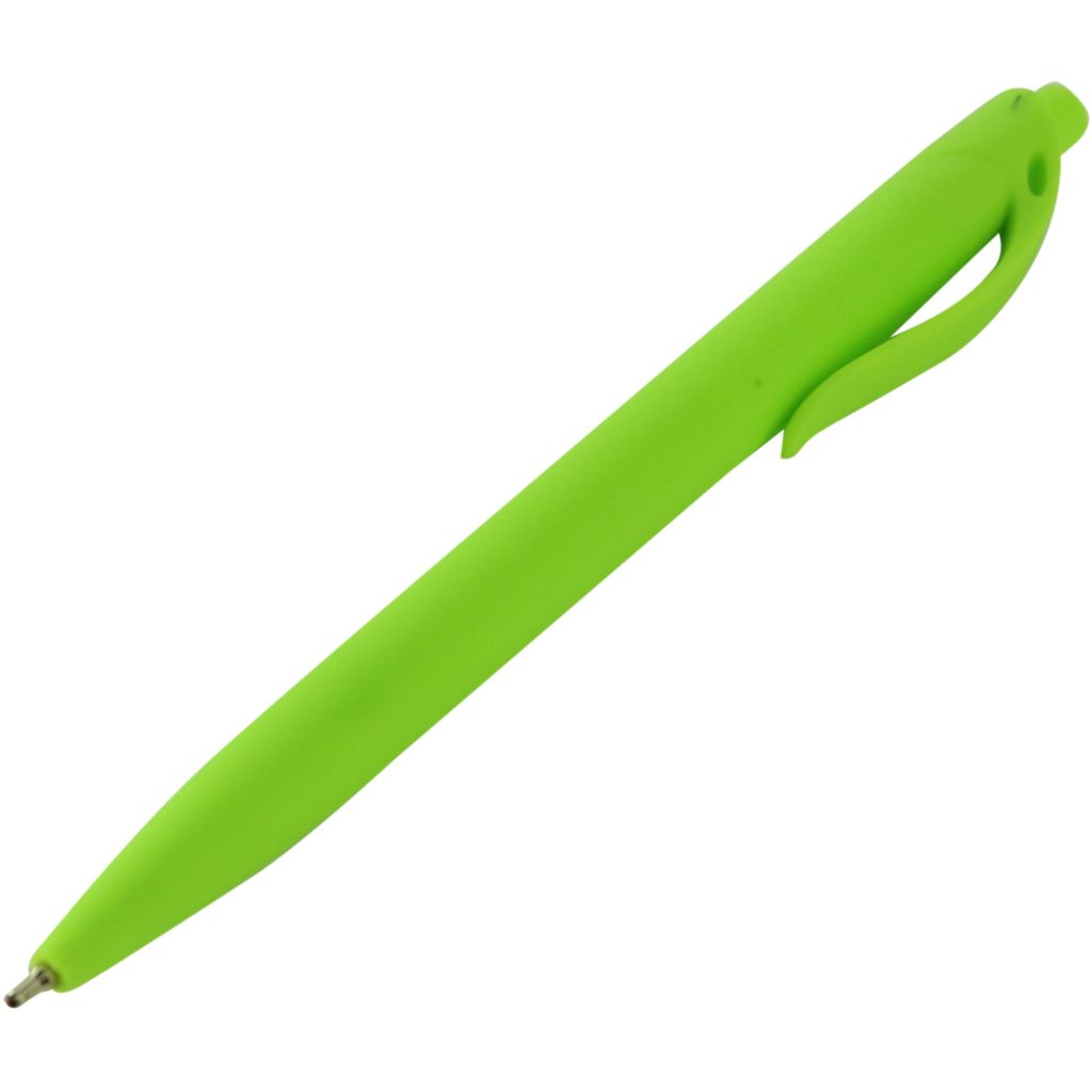 Lime Green Sleek Write Rubberized Pen