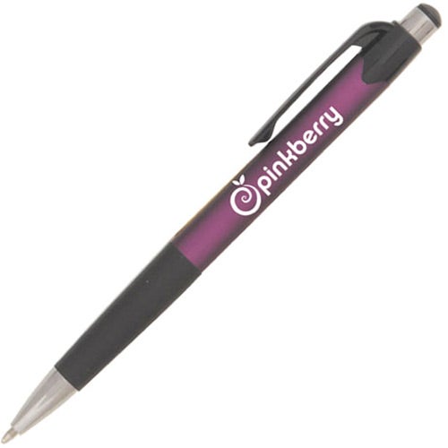 Advertising Smoothy Grip Metallic Pens - Promotional Pens Singapore - Gifts VV Free Shipping and Setup 客製 - Promotional Pens Singapore - Gifts VV Purple / Black Smoothy Grip Metallic Pen
