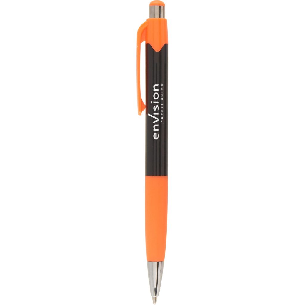 Giveaway Smoothy Grip Twilight Pens - Promotional Pens Singapore - Gifts VV Free Shipping and Setup 客製 - Promotional Pens Singapore - Gifts VV Black / Orange Smoothy Grip Twilight Pen