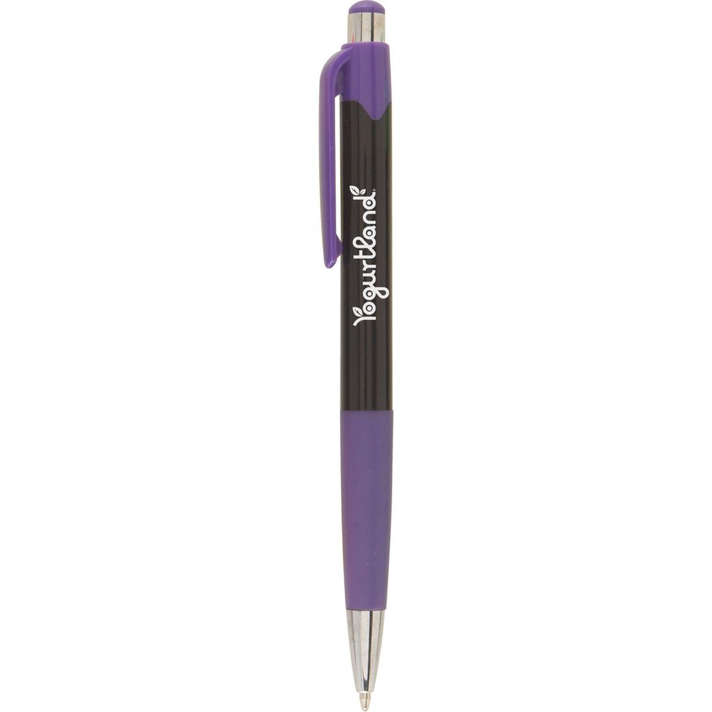Giveaway Smoothy Grip Twilight Pens - Promotional Pens Singapore - Gifts VV Free Shipping and Setup 客製 - Promotional Pens Singapore - Gifts VV Black / Purple Smoothy Grip Twilight Pen