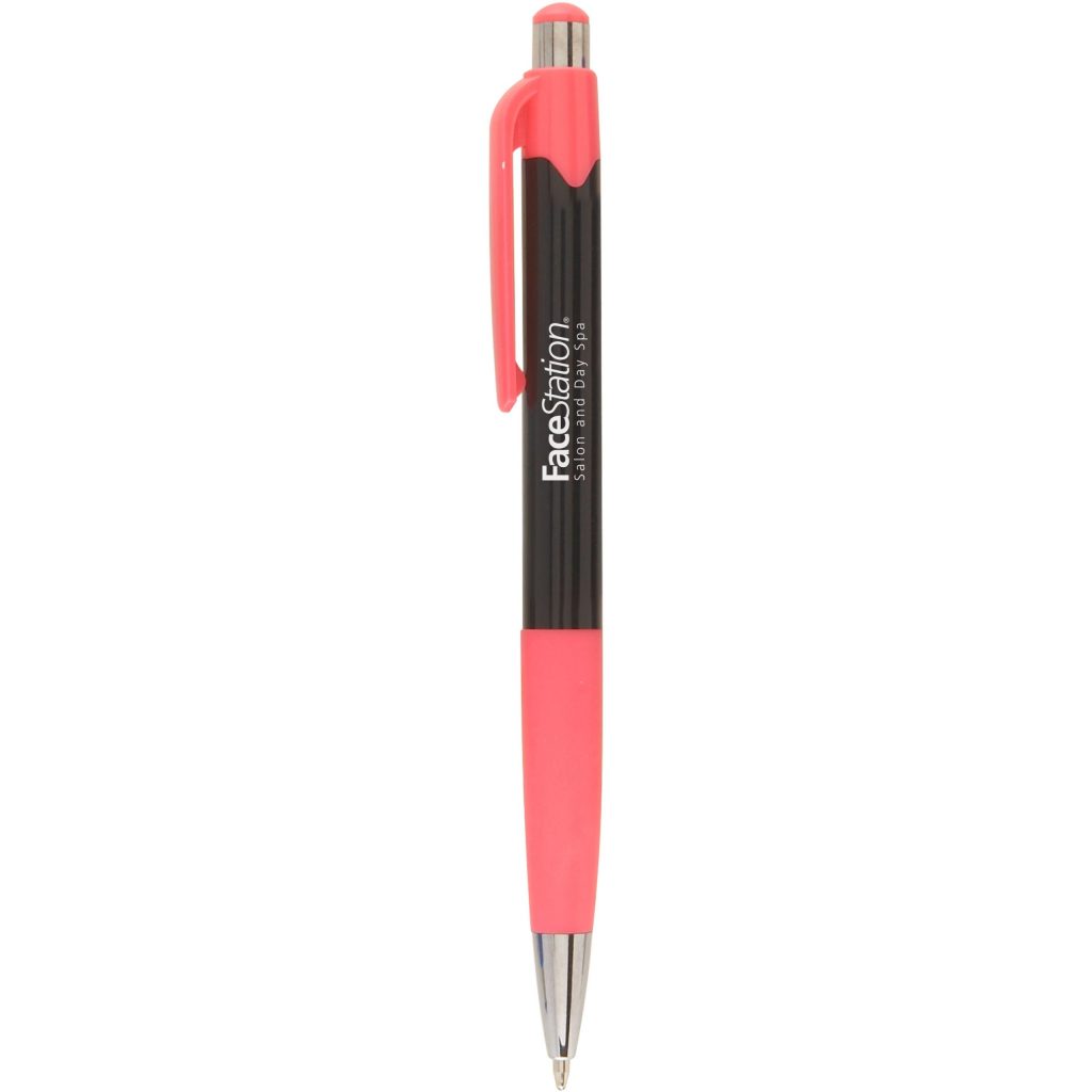 Giveaway Smoothy Grip Twilight Pens - Promotional Pens Singapore - Gifts VV Free Shipping and Setup 客製 - Promotional Pens Singapore - Gifts VV Black / Pink Smoothy Grip Twilight Pen
