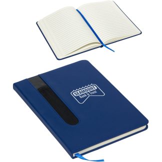 Navy Blue Soft Cover Journal with Elastic Pen Holder