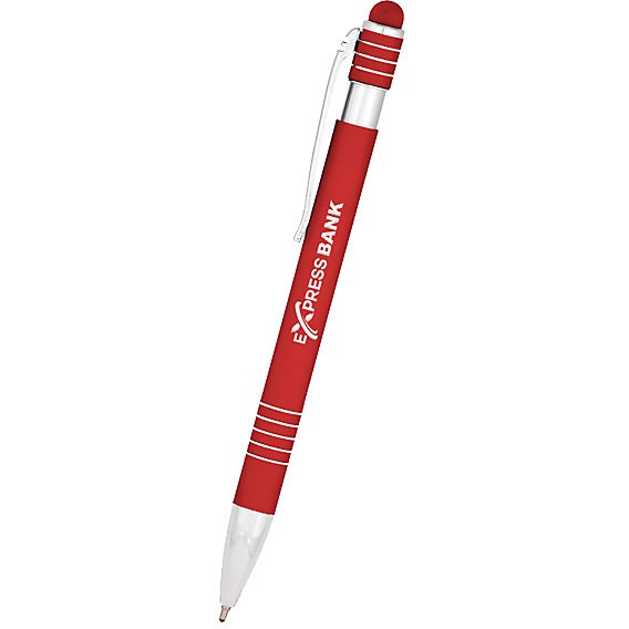 Promotional Soft-Tech Stylus Vip Gel Glide Pens - Promotional Pens Singapore - Gifts VV Available in 5 amazing item colors 客製 - Promotional Pens Singapore - Gifts VV Red Soft-Tech Stylus Vip Gel Glide Pen