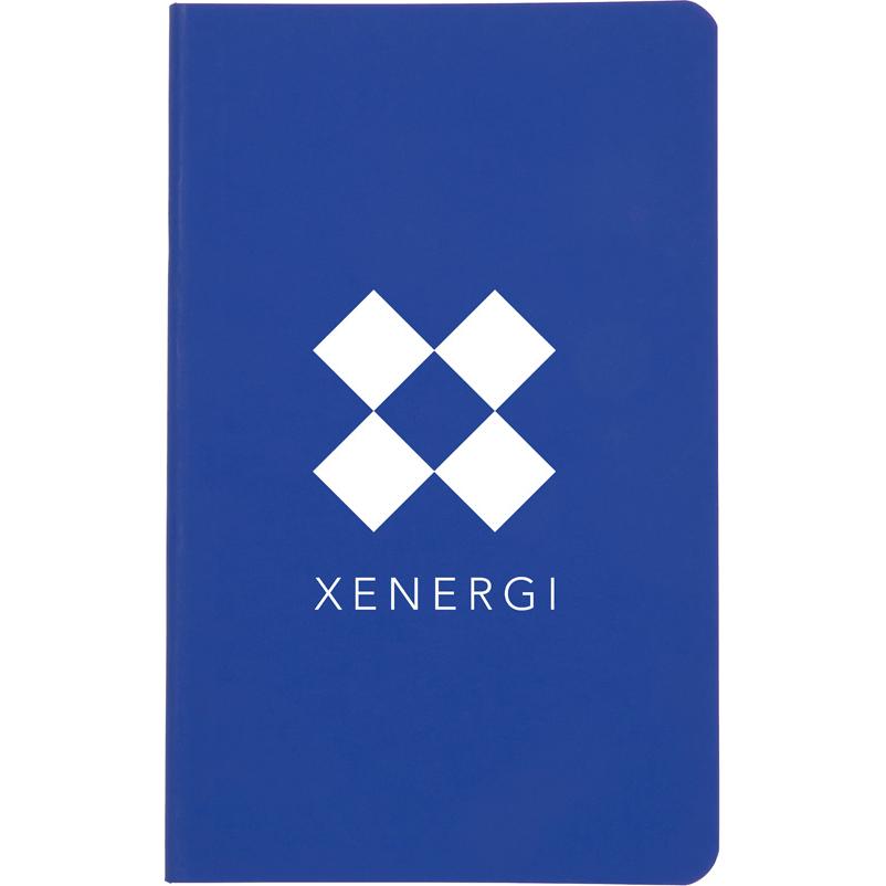 Giveaway Soft Touch Notebooks - Promotional Pens Singapore - Gifts VV Available in 3 awesome item colors 客製 - Promotional Pens Singapore - Gifts VV Blue Soft Touch Notebook