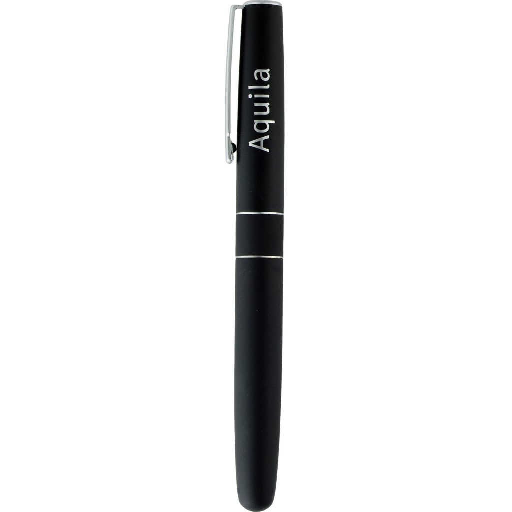 Customized SoHo Roller Ball Pens - Promotional Pens Singapore - Gifts VV Comes with cap 客製 - Promotional Pens Singapore - Gifts VV Black SoHo Roller Ball Pen