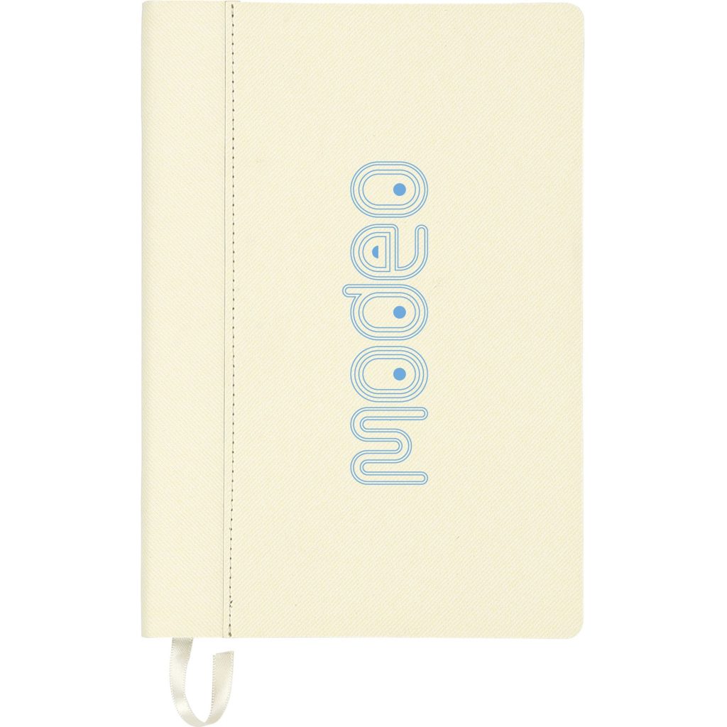 Imprinted Sophie Notebooks - Promotional Pens Singapore - Gifts VV Available in 4 exciting item colors 客製 - Promotional Pens Singapore - Gifts VV White Sophie Notebook