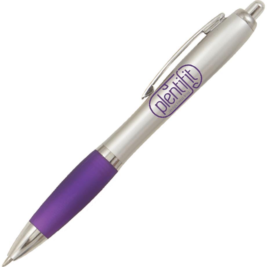 Printed Sophisticate Pens - Promotional Pens Singapore - Gifts VV Free Shipping and Setup 客製 - Promotional Pens Singapore - Gifts VV Silver / Purple Sophisticate Pen