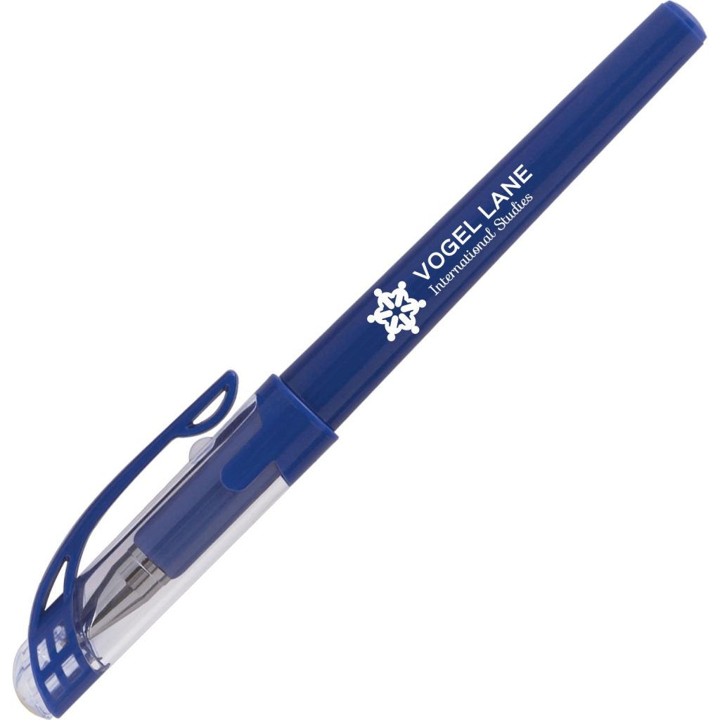 Advertising Sorrento Gel Pens - Promotional Pens Singapore - Gifts VV Free Shipping and Setup 客製 - Promotional Pens Singapore - Gifts VV Blue Sorrento Gel Pen