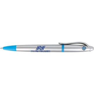 Silver / Blue Souvenir Augusta Highlighter Pen Combo