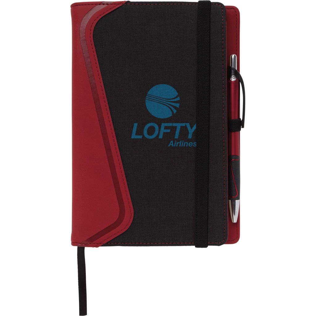 Promo Souvenir Journals with Story Pen - Promotional Pens Singapore - Gifts VV Available in 2 exciting item colors 客製 - Promotional Pens Singapore - Gifts VV Black / Red Souvenir Journal with Story Pen