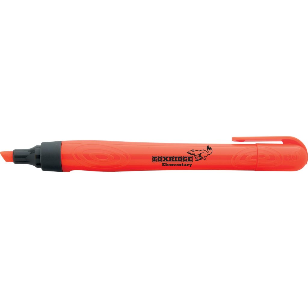 Marketing Souvenir Lark Highlighters - Promotional Pens Singapore - Gifts VV Free Setup 客製 - Promotional Pens Singapore - Gifts VV Orange Souvenir Lark Highlighter