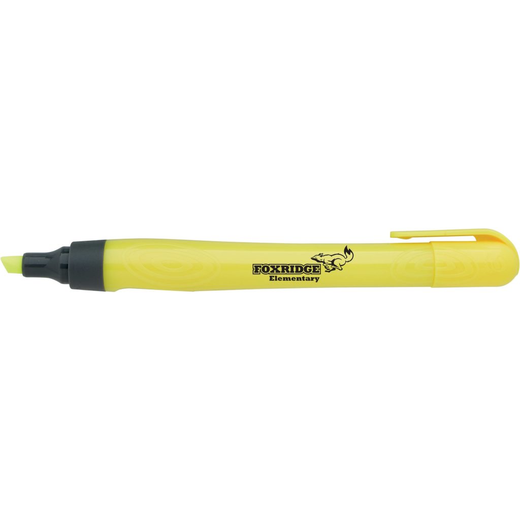 Marketing Souvenir Lark Highlighters - Promotional Pens Singapore - Gifts VV Free Setup 客製 - Promotional Pens Singapore - Gifts VV Yellow Souvenir Lark Highlighter
