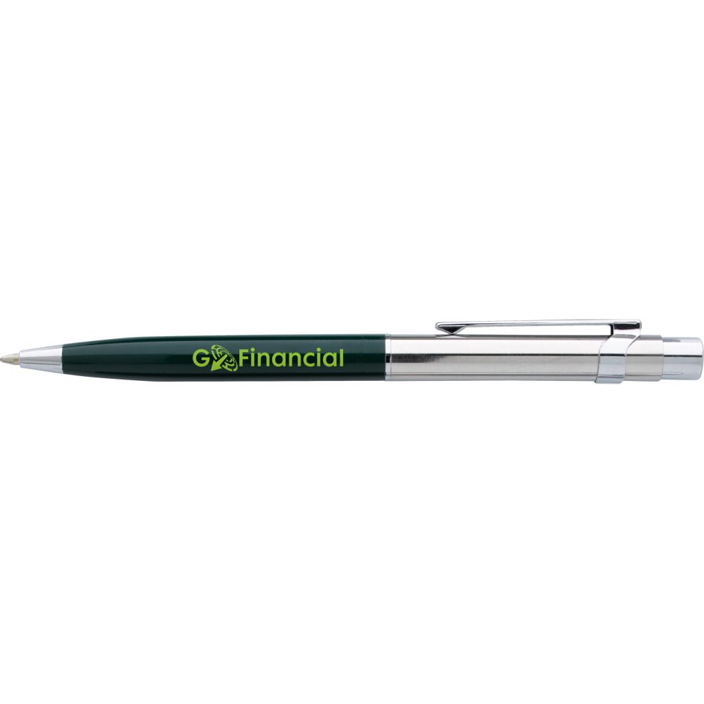 Logo Souvenir Path Pens - Promotional Pens Singapore - Gifts VV Free Setup 客製 - Promotional Pens Singapore - Gifts VV Forest Green / Chrome Souvenir Path Pen