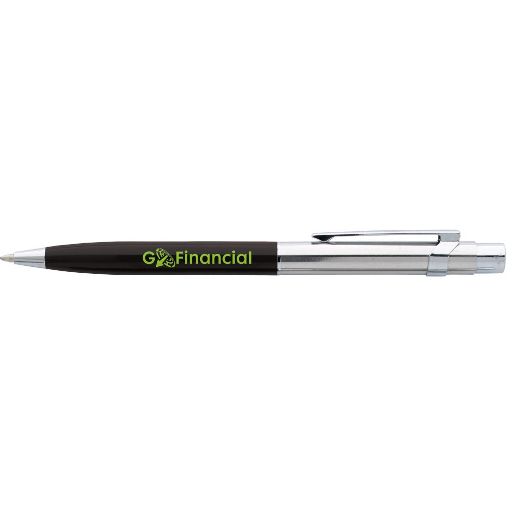 Logo Souvenir Path Pens - Promotional Pens Singapore - Gifts VV Free Setup 客製 - Promotional Pens Singapore - Gifts VV Black / Chrome Souvenir Path Pen