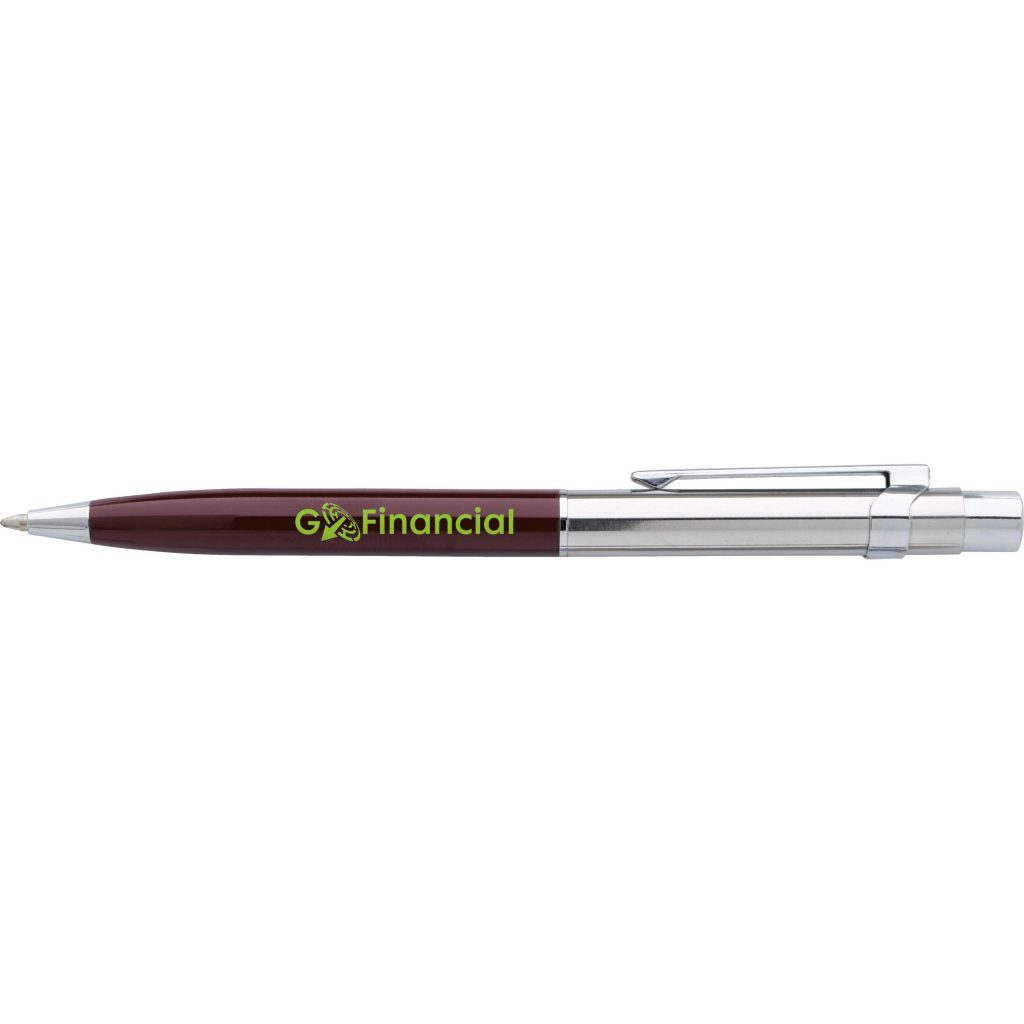 Logo Souvenir Path Pens - Promotional Pens Singapore - Gifts VV Free Setup 客製 - Promotional Pens Singapore - Gifts VV Burgundy / Chrome Souvenir Path Pen