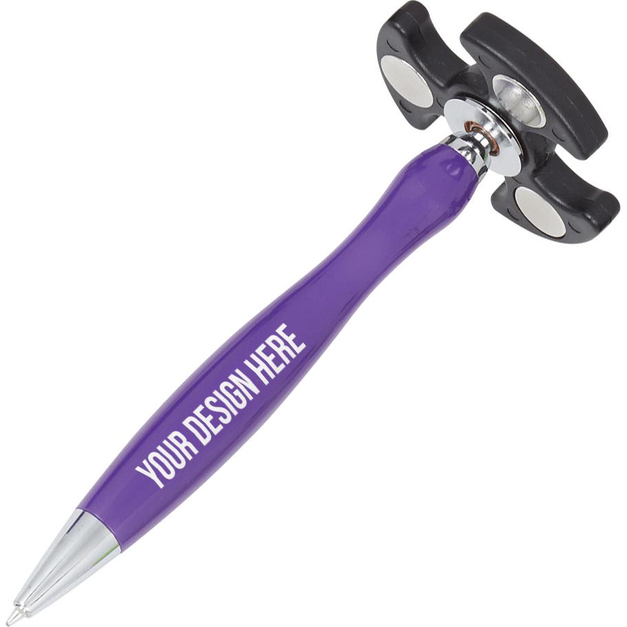 Promo Spinner Toy Pens - Promotional Pens Singapore - Gifts VV Available in 6 amazing item colors 客製 - Promotional Pens Singapore - Gifts VV Purple Spinner Toy Pen