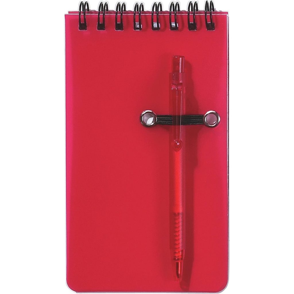Promotional Notes and Pens - Promotional Pens Singapore - Gifts VV Available in 5 exciting item colors 客製 - Promotional Pens Singapore - Gifts VV Frosted Red Jotter and Pen