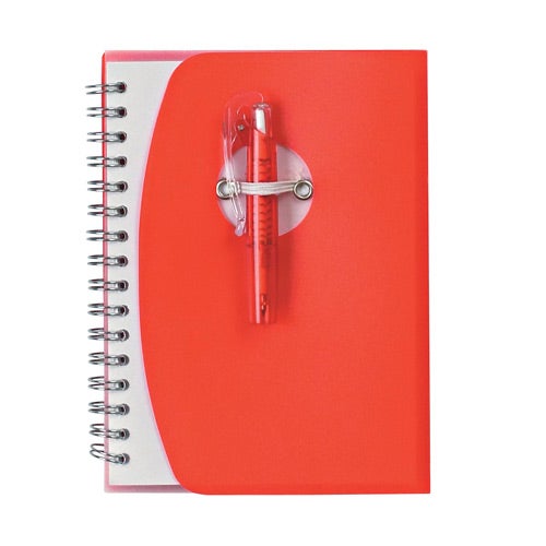 Imprinted Notebooks with Shorty Pen - Promotional Pens Singapore - Gifts VV Available in 3 exciting item colors 客製 - Promotional Pens Singapore - Gifts VV Red Notebook with Shorty Pen