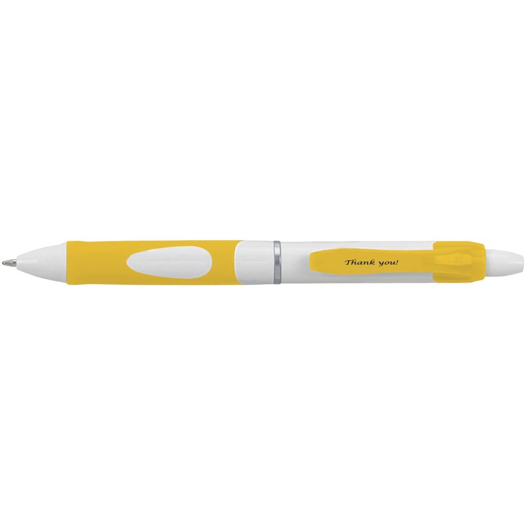 White / Yellow Splash Pen